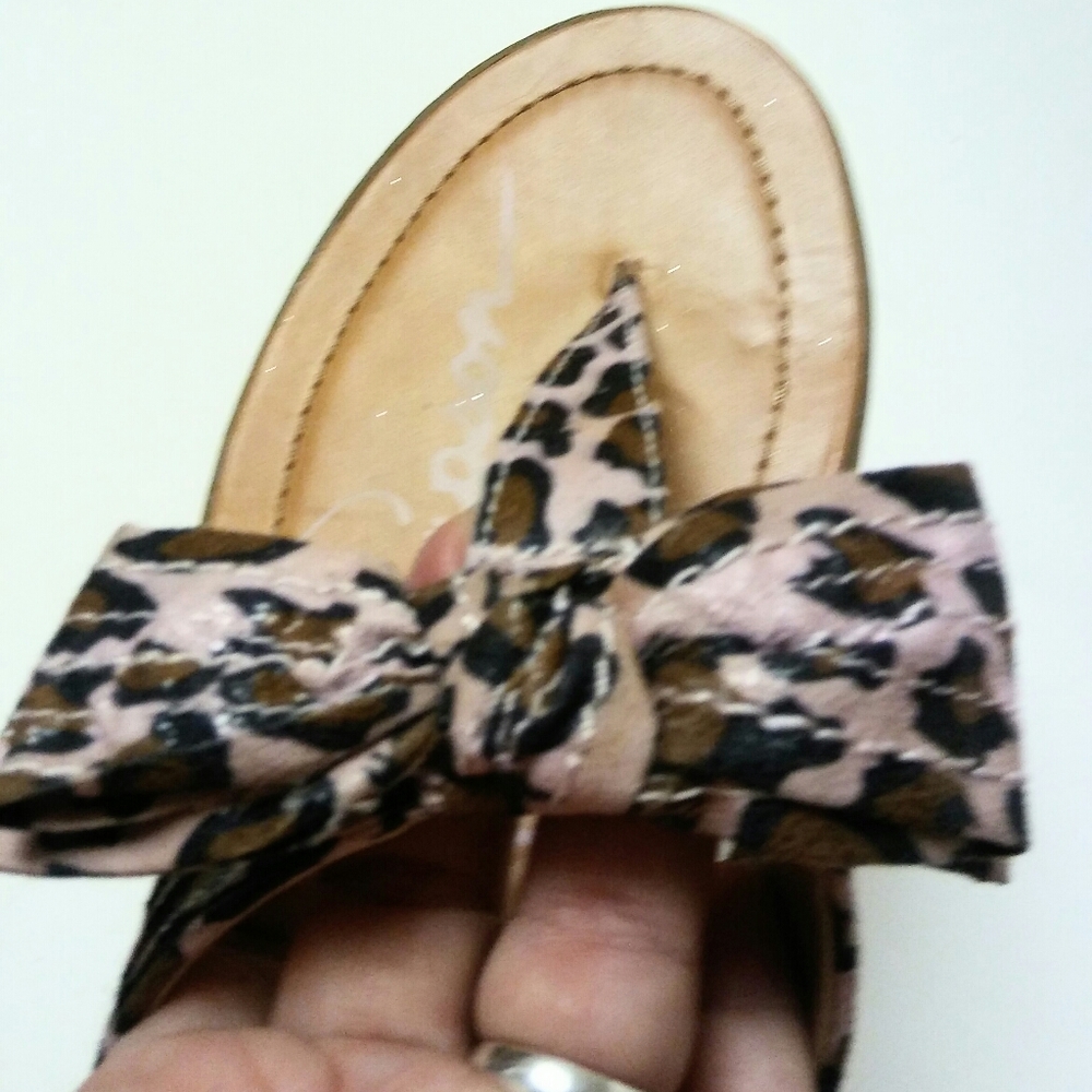 Jessica Simpson Pink Leopard Print Sandals 7M